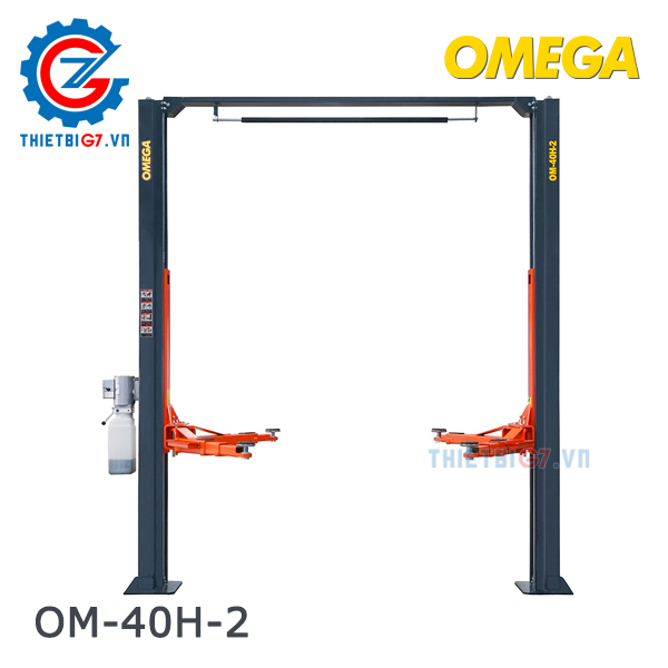 Cầu Nâng 2 Trụ Cổng Trên OMEGA (Lock giật 2 bên, tay 3 khớp nối)