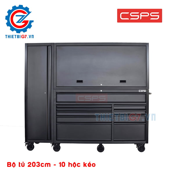 Bộ Tủ Đựng Dụng Cụ CSPS 203cm – 10 ngăn kéo