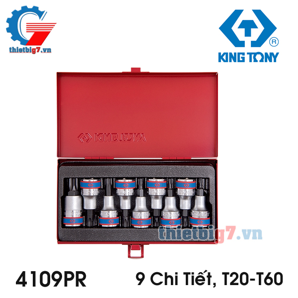 Bộ đầu bông lục giác 9 chi tiết Kingtony 4109PR dau-bong-lap-mui-vit-kingtony-4109PR (2)