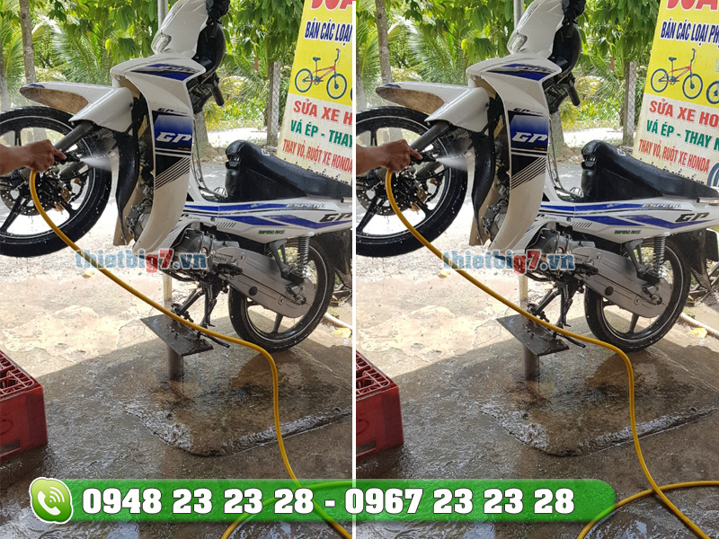 Chăm sóc xe máy bằng máy xịt rửa xe gia đình tiện nghi, giá thành rẻ thiet-bi-cham-soc-xe-may