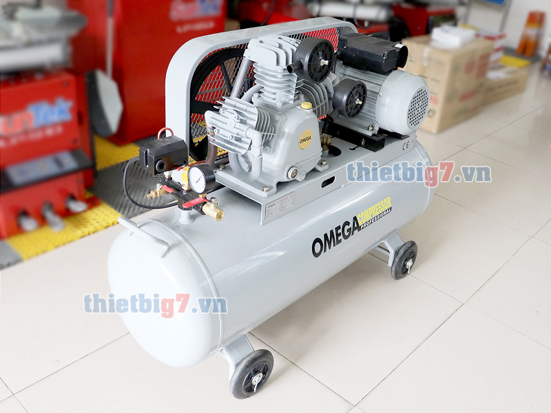 Máy có áp nén đến 12bar đáp ứng mọi nhu cầu trong tiệm sửa xe máy