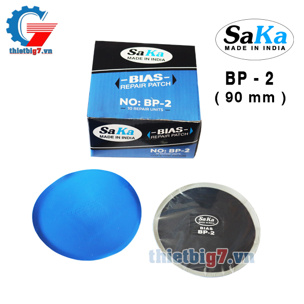 Miếng Vá Lốp Bố Chéo SAKA BP-2 ( 90mm, Hộp 10 miếng )
