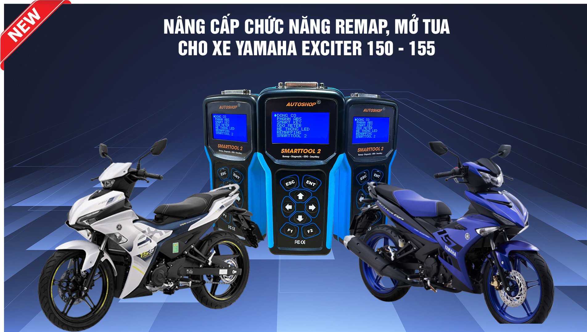 Tính năng mới Remap mở tua xe Exciter 150-155