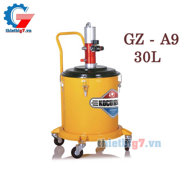 Nguyên lý hoạt động của máy bơm mỡ dùng khí nén mà bạn nên biết may-bom-mo-kocu-GZ-A9-30L-1