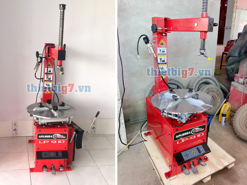Máy ra vào lốp xe