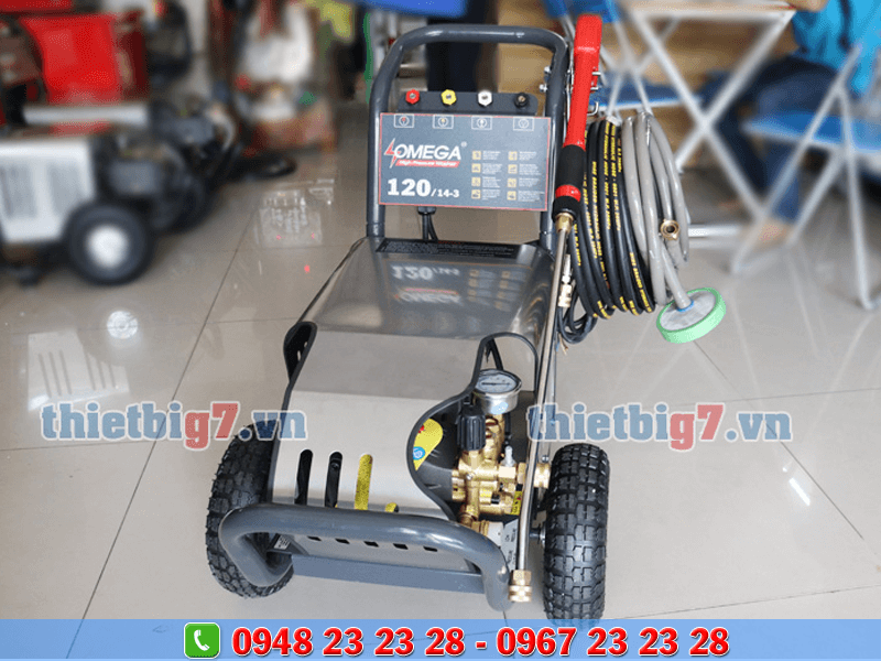 Máy rửa xe công nghệ Đài Loan OMEGA máy phun rửa cao áp omega