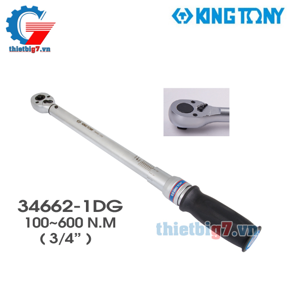 Cờ Lê Lực Kingtony 34662-1DG -100~600 N.M (3/4″)