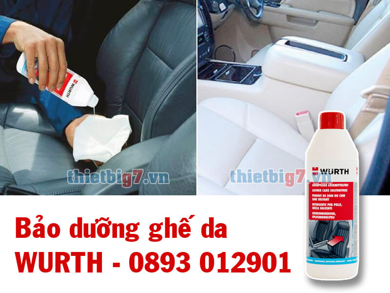 Dung dịch bảo dưỡng chăm sóc ghế da thương hiệu Wurth 500ml bao-duong-ghe-da-wurth-500ml