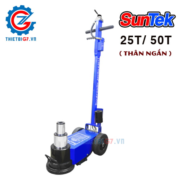 Kích Nâng Dùng Hơi 2 Tầng 25/50 Tấn SUNTEK ( Thân Ngắn )