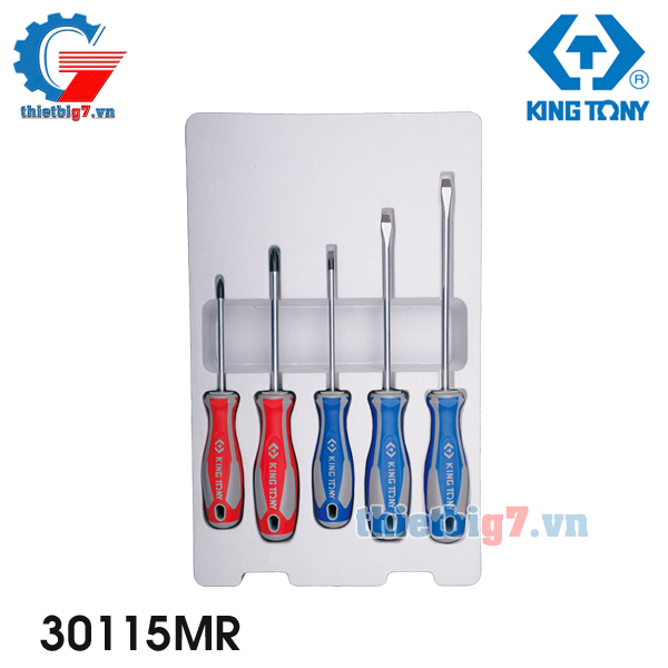 Bộ Tua Vít 5 Cái Hệ Mét Kingtony 30115MR