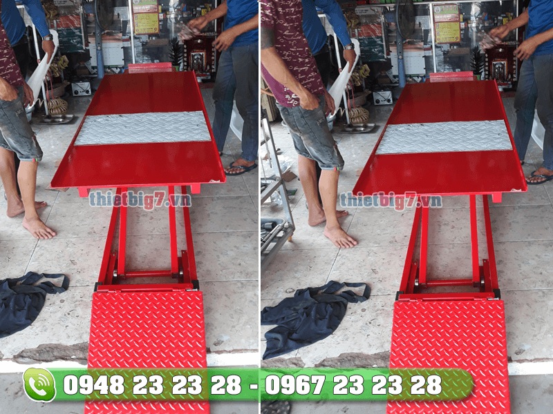 Bàn nâng điện cơ - thiết bị sửa chữa xe máy cần có ban-nang-xe-may