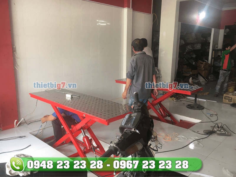 Đến Thiết Bị G7 để có bàn nâng xe máy chất lượng ban-nang-xe-may-am-nen