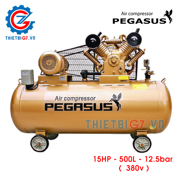 Máy nén khí Pegasus 15HP-500L-12.5Bar