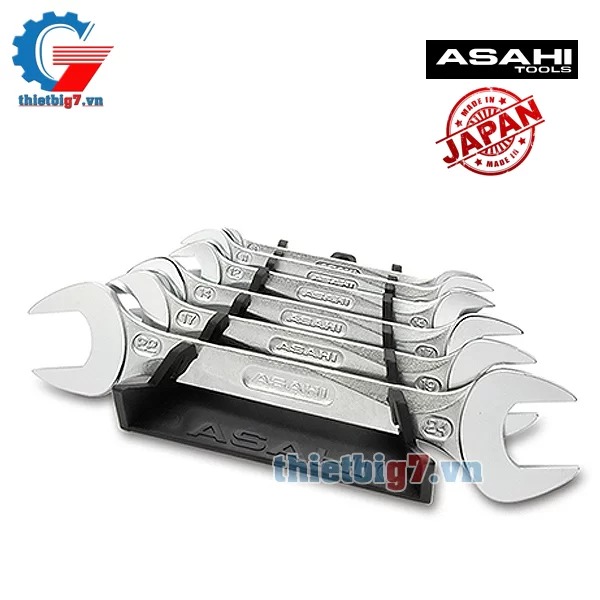 Bộ Cờ Lê 2 Đầu Miệng 6 Chi Tiết ASAHI SLAS62 (8 – 24mm)
