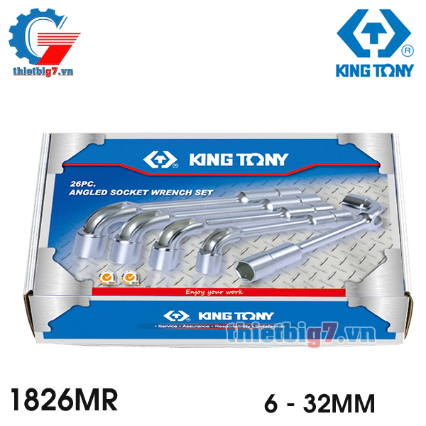 Bộ điếu 26 cái Kingtony 1826MR, 6-32MM kingtony-1826MR