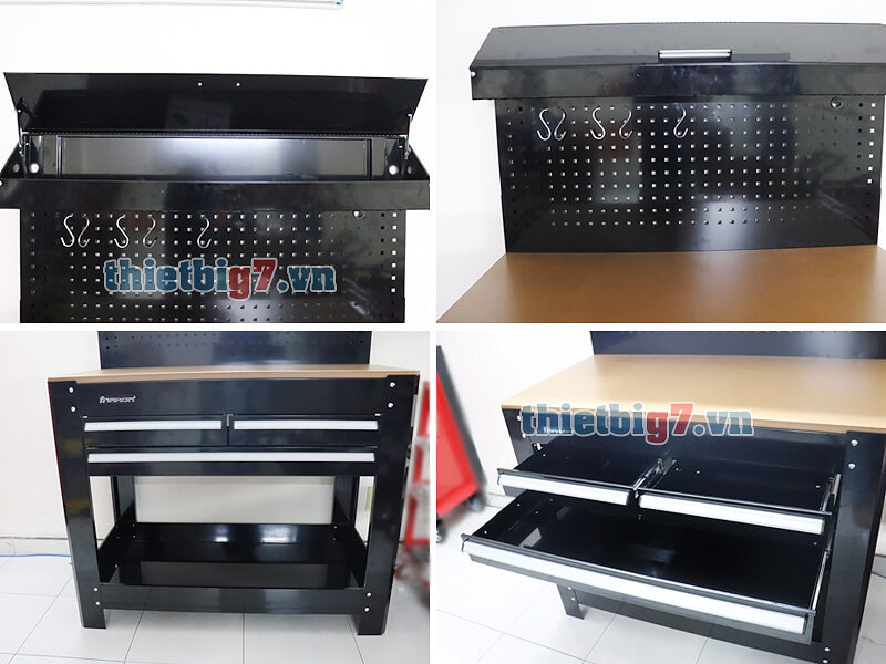 Mặt bàn, ngăn kéo và bảng treo dụng cụ của bàn nguội cơ khí ban-nguoi-co-khi-taron-tsa4524c_1