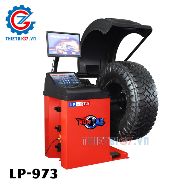 Máy Cân Bằng Lốp Ô Tô, Du Lịch SunTek LP-973 ( có lasser, Phanh hãm cơ thông minh )