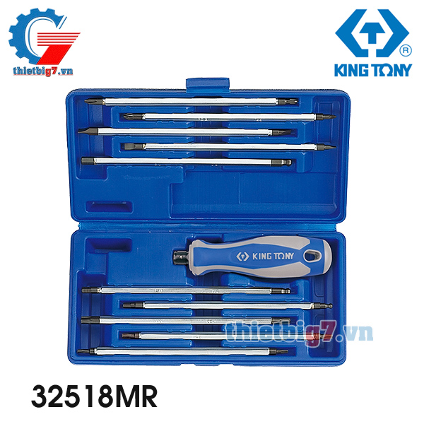 Bộ tua vít 2 đầu 11 cái kingtony 32518MR bo-tua-vit-2-dau-11-cai-kingtony-32518MR