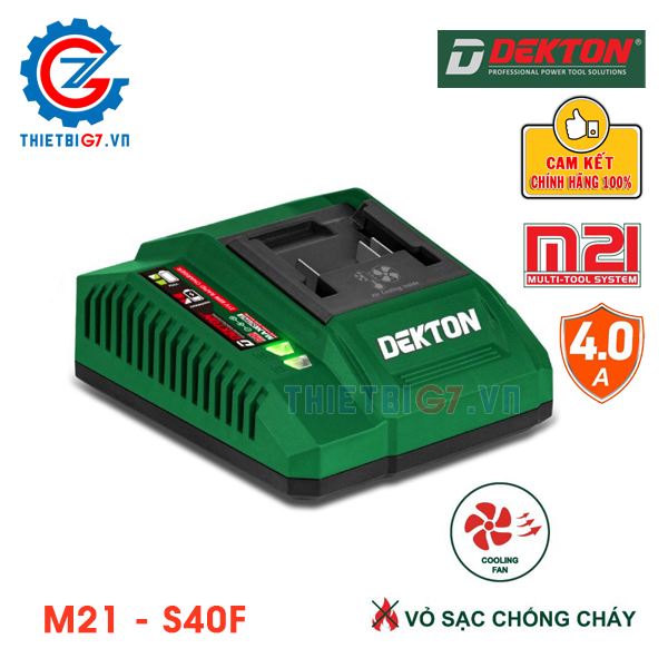 Sạc Nhanh 4A DEKTON M21-S40F (có quạt làm mát)