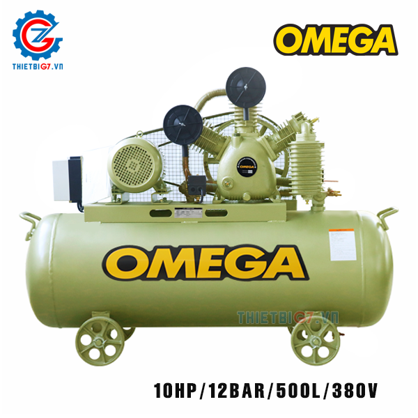 Máy Nén Khí OMEGA 10HP – 500L – 12Bar