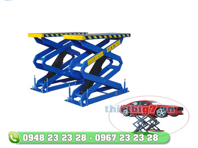 Cầu nâng ô tô cắt kéo thân ngắn cau-nang-o-to