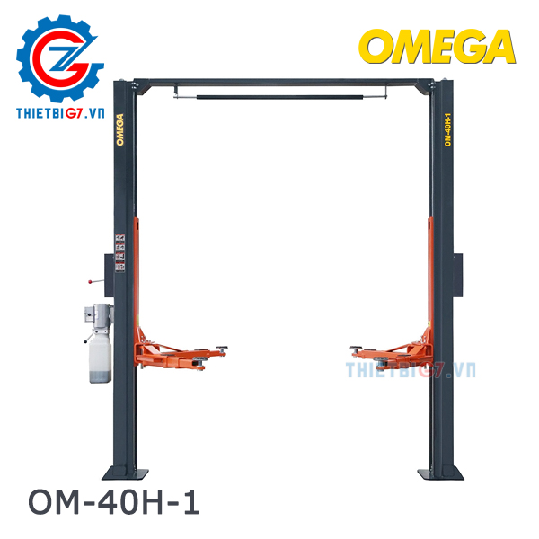 Cầu Nâng 2 Trụ Cổng Trên OMEGA (Lock giật 1 bên, tay 3 khớp nối)