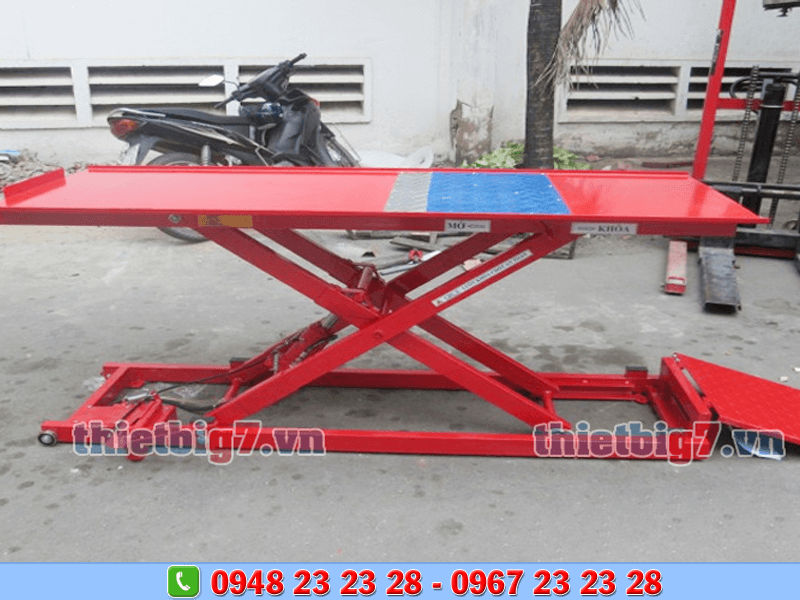 Chi Tiết Bàn Nâng Xe Máy Đạp Chân