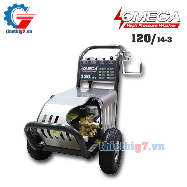 Máy Rửa Xe Cao Áp OMEGA 120Bar 3Kw