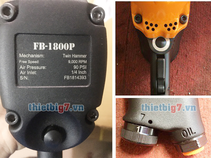 Hình thực tế súng xiết bu lông 1/2 inch Firebird FB-1800P