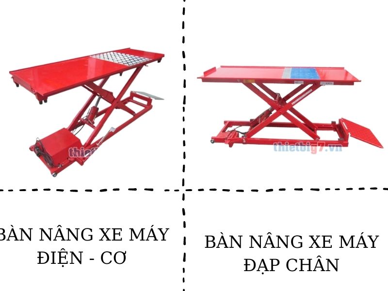 Hướng dẫn bảo quản bàn nâng xe máy đạp chân
