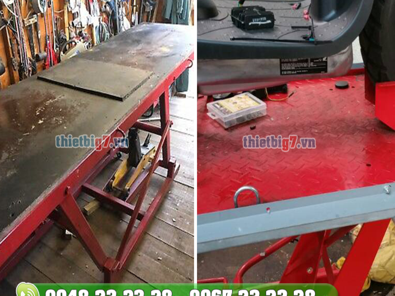 Hạn chế việc lựa chọn và sử dụng các loại bàn nâng xe máy cũ giá rẻ ban-nang-xe-may-cu-da-duoc-su-dung