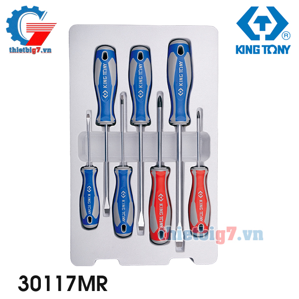 Bộ Tua Vít 7 Cái Hệ Mét Kingtony 30117MR