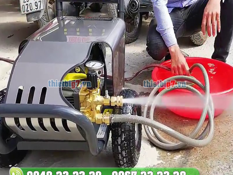 Máy rửa xe cao áp Omega hoạt động ổn định phù hợp với nhu cầu sử dụng rửa xe chuyên nghiệp may-rua-xe-1
