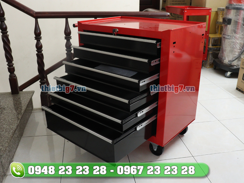 Nên Chọn Mẫu Tủ Đựng Đồ Nghề 6 Ngăn Cho Gara Của Bạn