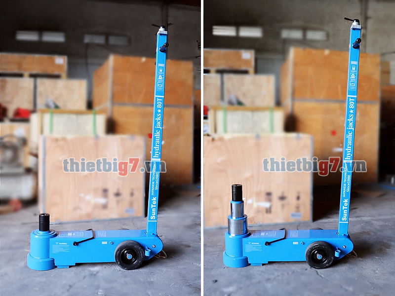 hình ảnh kích 2 tầng 40/80 tấn nâng và hạ