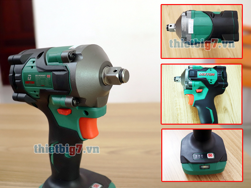 súng xiết bulong dùng pin DEKTON M21-IW380NCP