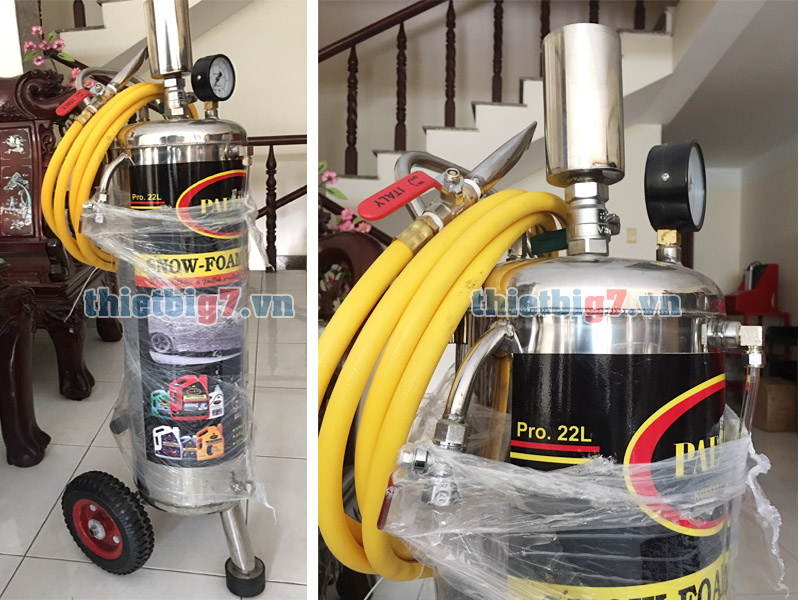 Hình thực tế bình phun bọt tuyết Pallas 22L