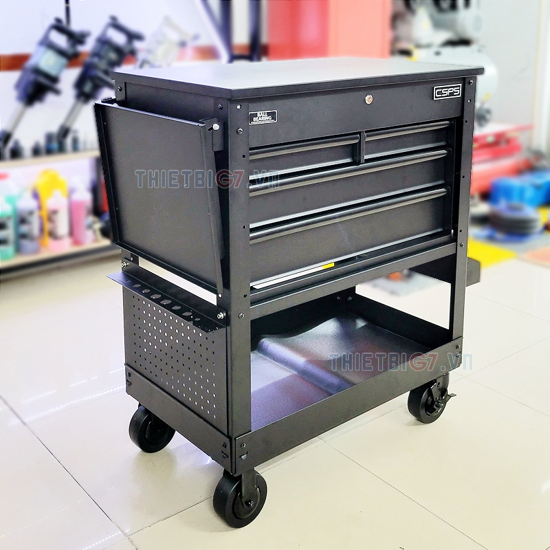 Ngăn dưới cùng được thiết kế đẻ các dụng cụ, máy móc lớn