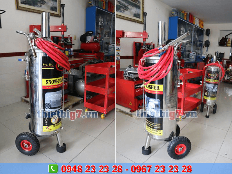 Hình ảnh thực tế của bình phun bọt tuyết binh-tao-bot-tuyet