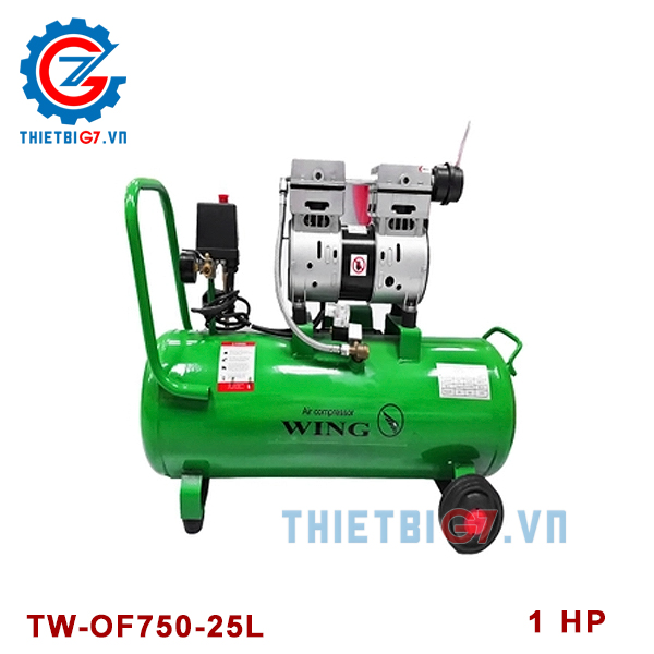 Máy nén khí không dầu giảm âm Wing TW-OF550-35L