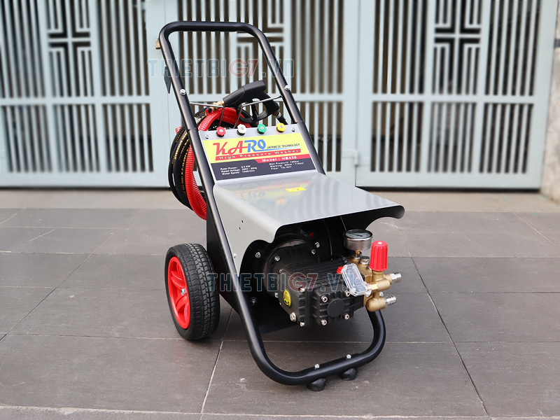Máy rửa xe cao áp KARO HB430 có áp lực lên đến 120Bar