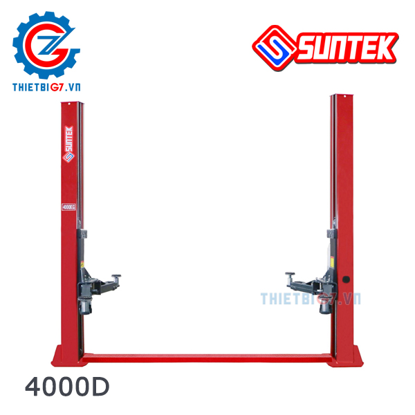 Cầu Nâng 2 Trụ Cổng Dưới SUNTEK 4000D (LOCK giật 2 bên, tay 3 khớp nối)
